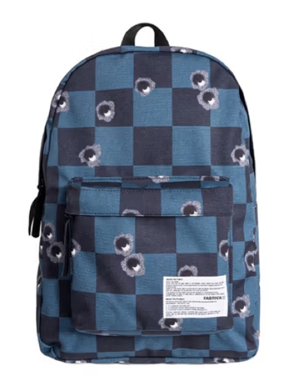 NWT Babylon LA Blue Checker Print Backpack
